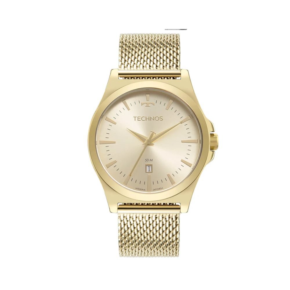 Relógio Dourado Masculino Technos Steel 2115MZB/1D Dourado 1