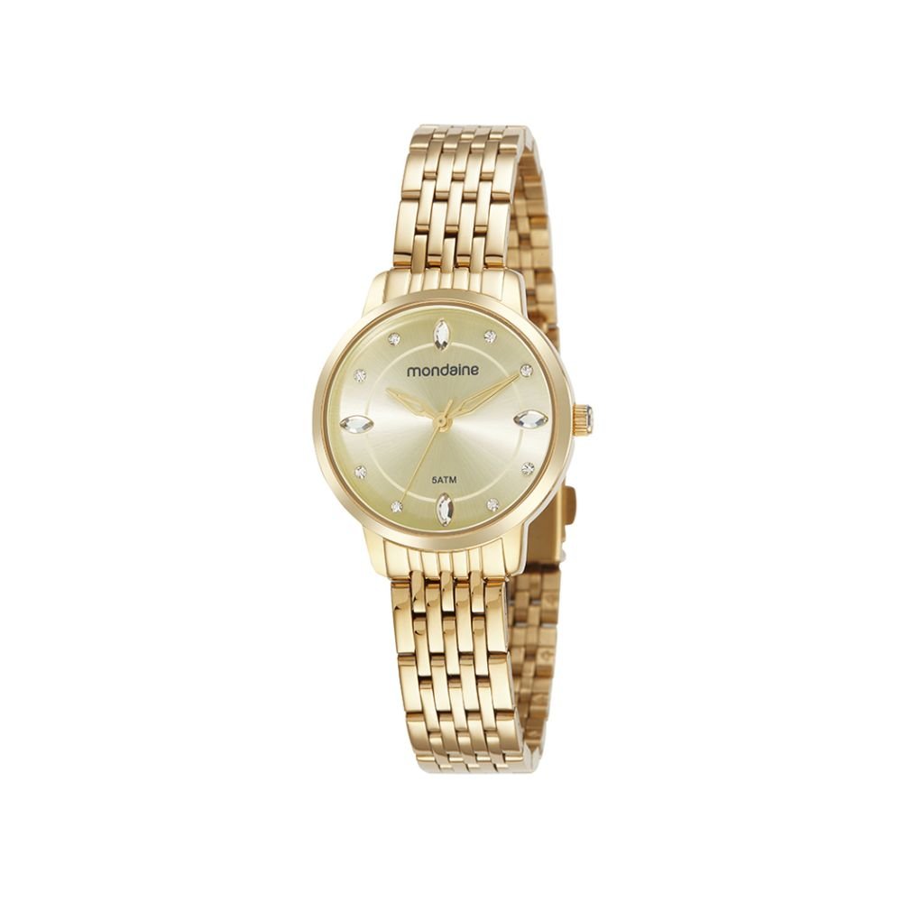 Relógio Dourado Feminino Mondaine 32336LPMVDE1 Dourado 1
