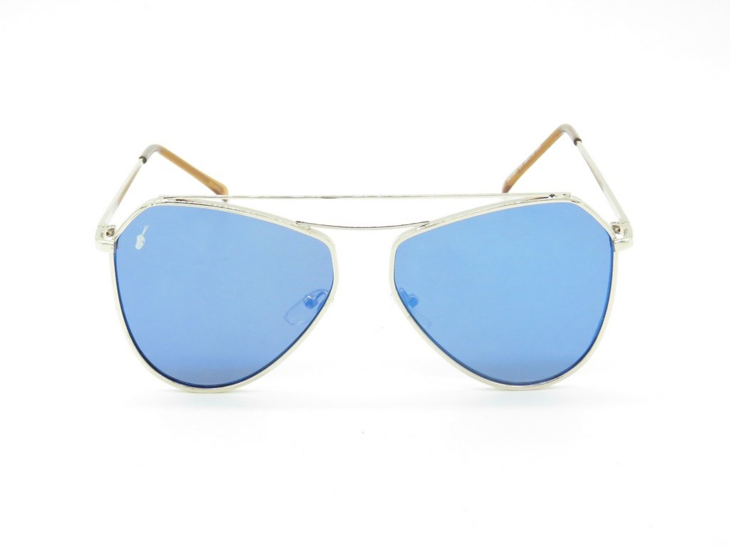 Óculos de Sol Prorider Dourado com Lente Azul - 5226