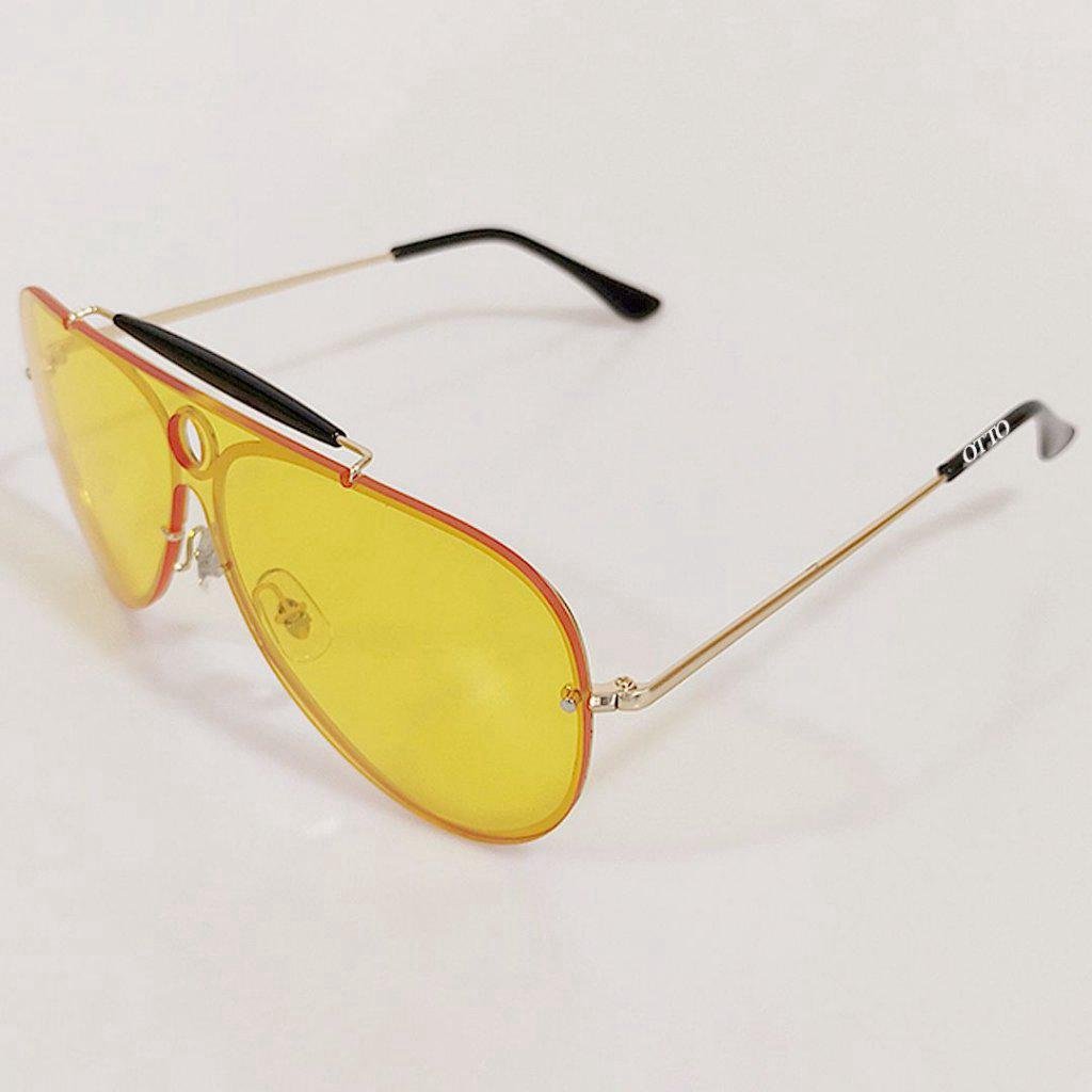 Óculos de Sol Otto Aviador Retrô Dourado Dourado 1