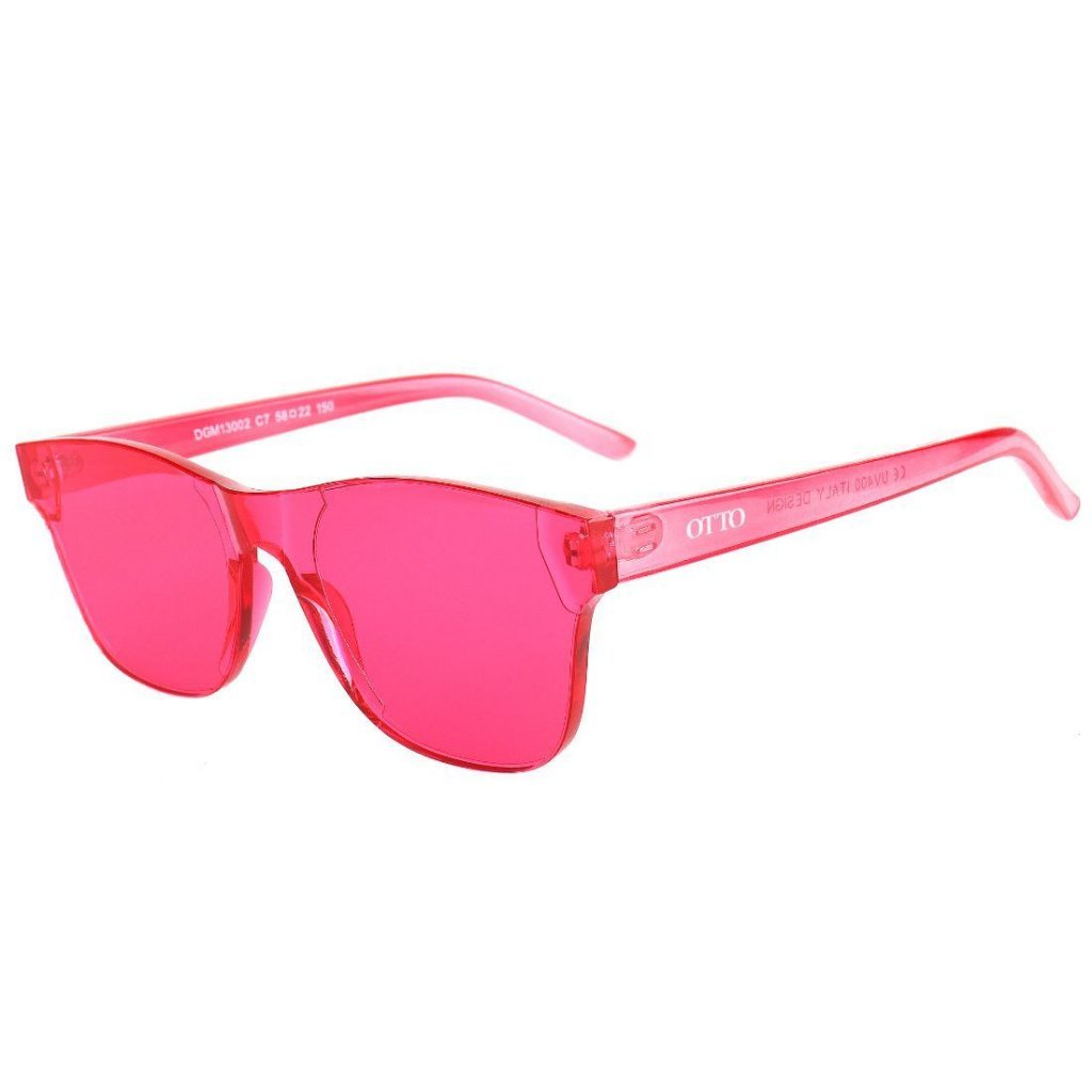 Óculos de Sol OTTO Policarbonato Quadrado Rosa Rosa 3