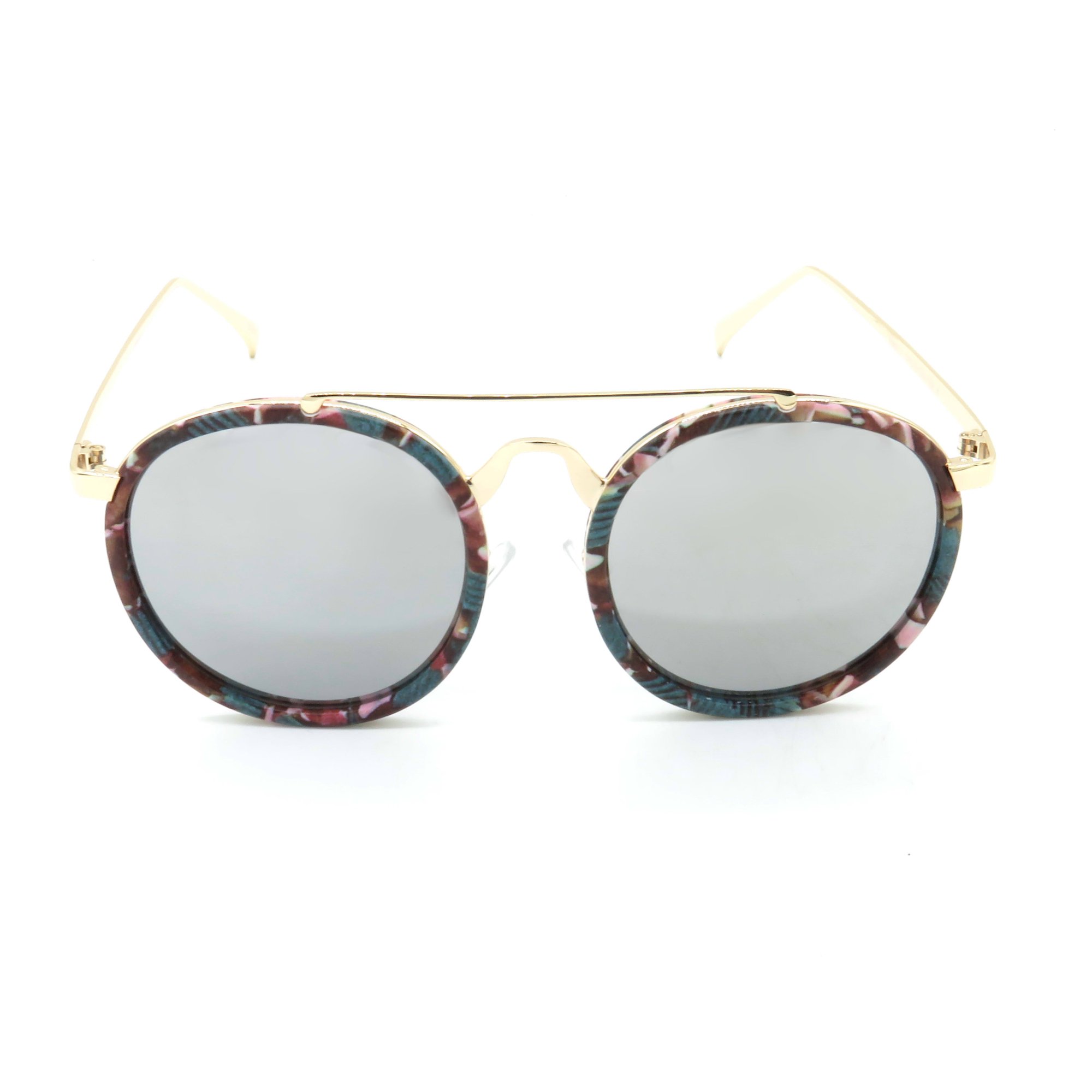 Óculos Solar Prorider Retrô Dourado e Multicores Com Lentes Fumê - RM0231C1 Multicores 2