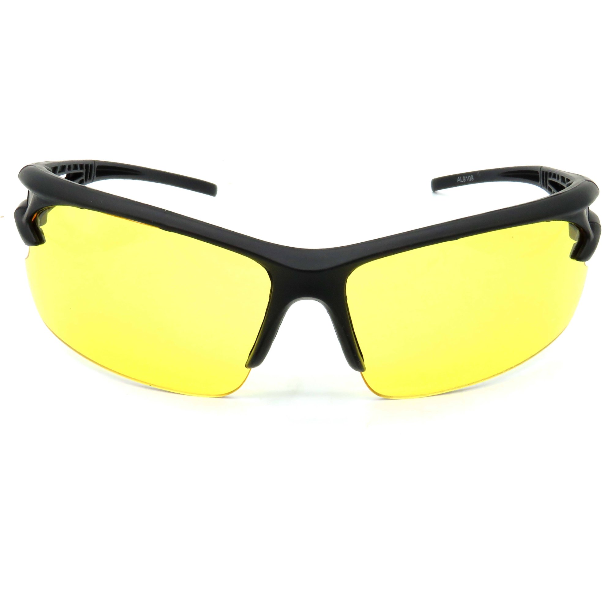 Óculos Solar Prorider Preto Fosco com Lente Amarela - AL9109 Preto 2