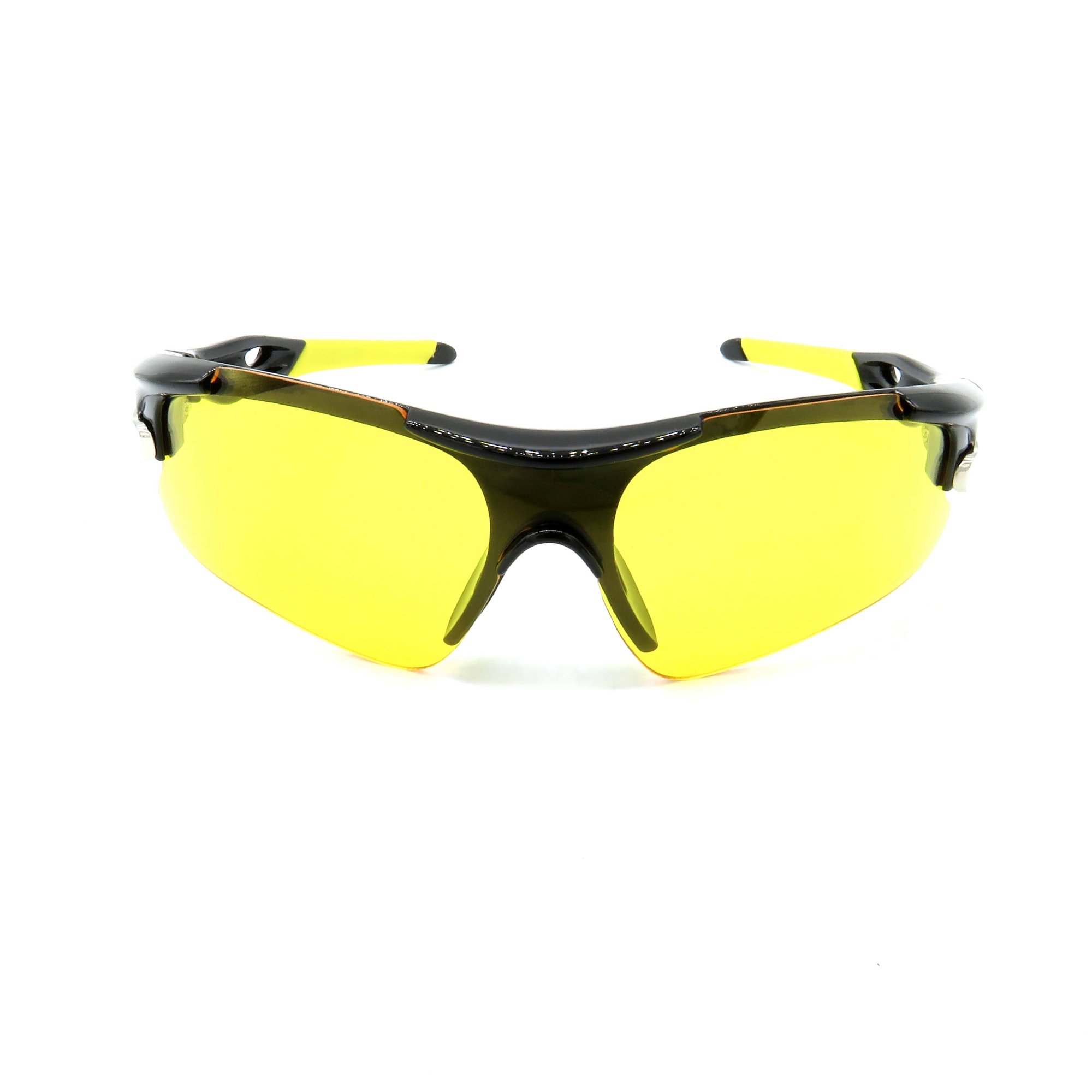 Óculos de Sol Prorider Esportivo Preto e Amarelo com Lente fumê - 9209 Amarelo 2