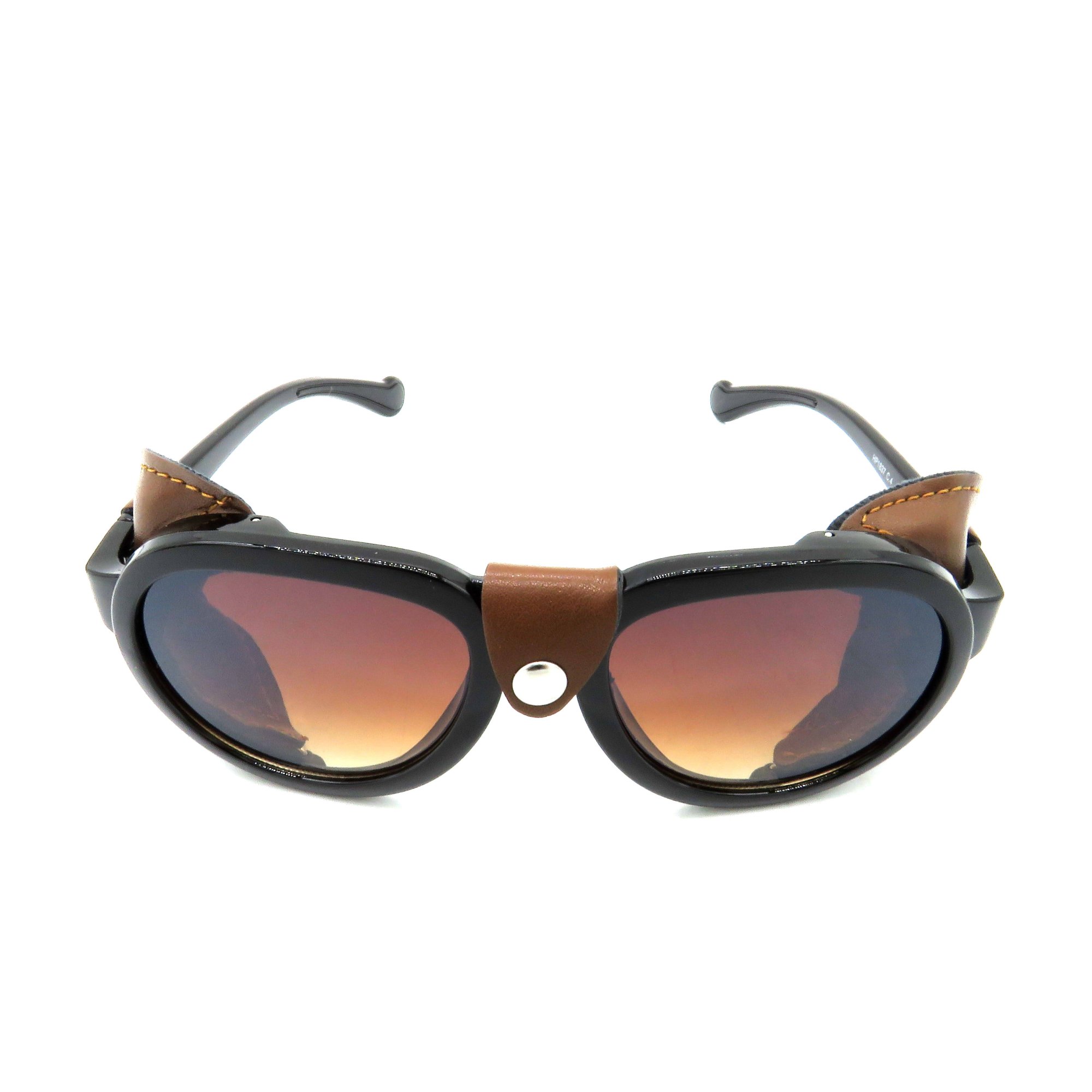Óculos Solar Prorider Retrô Detalhado Preto com Lente Degradê Marrom - HP1837-C4 Preto 2