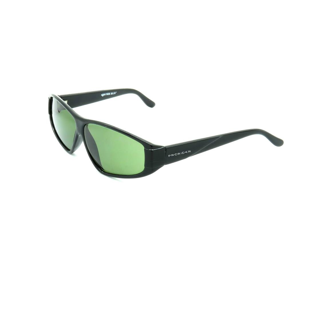 Óculos de Sol Prorider Retrô Preto Brilhante com Lente Fumê Verde - CODE-R8 Preto 1