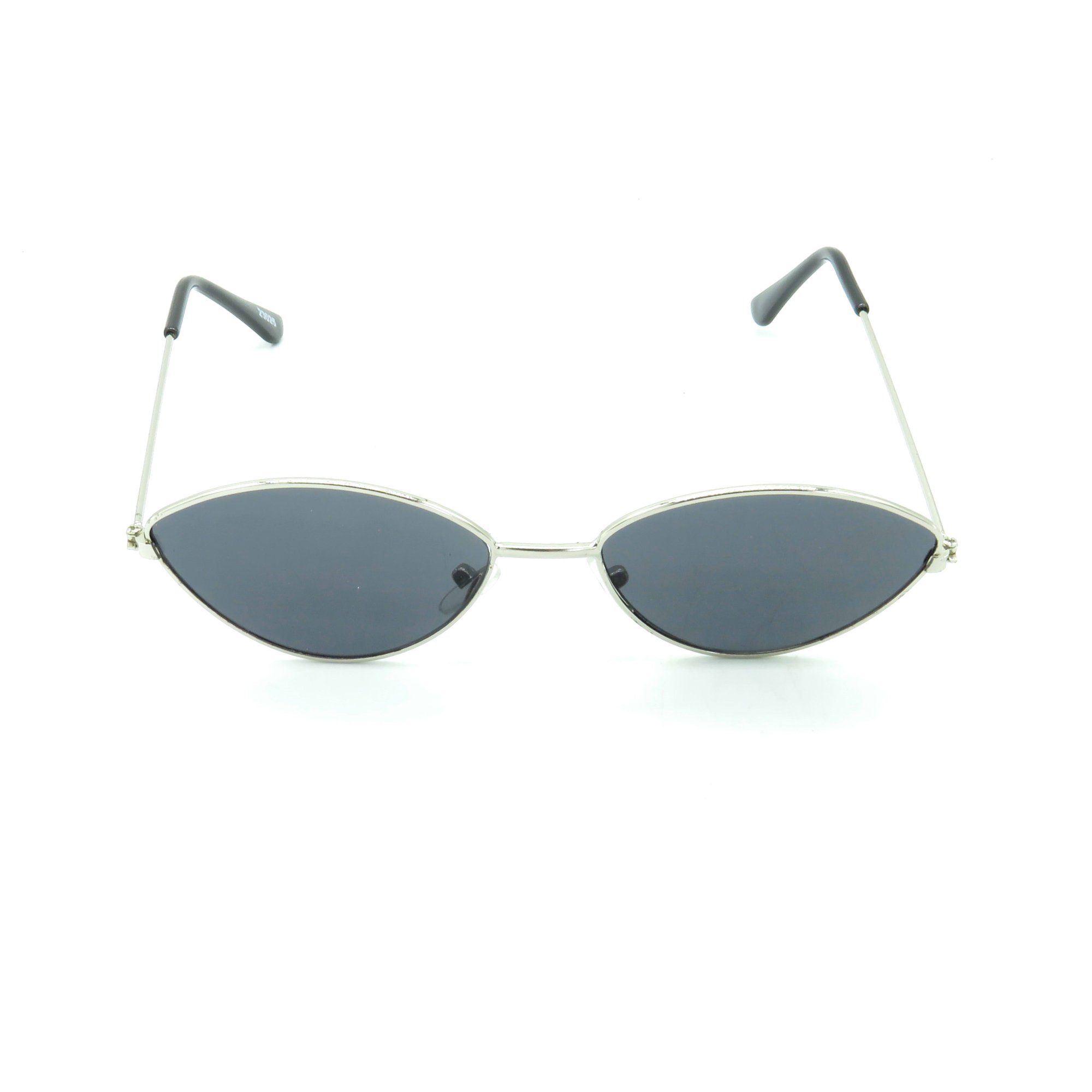 Óculos de Sol Retro Prorider Prata com Lente Fumê - 23026 Cinza 2