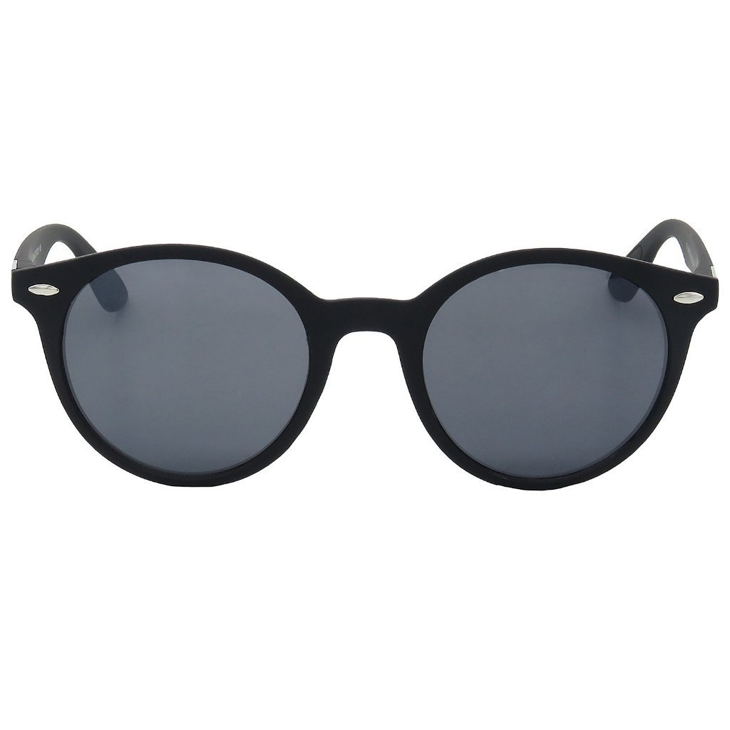 Óculos de Sol OTTO em Grilamid® TR-90 Redondo Preto Fosco LL3101-3 Preto 2
