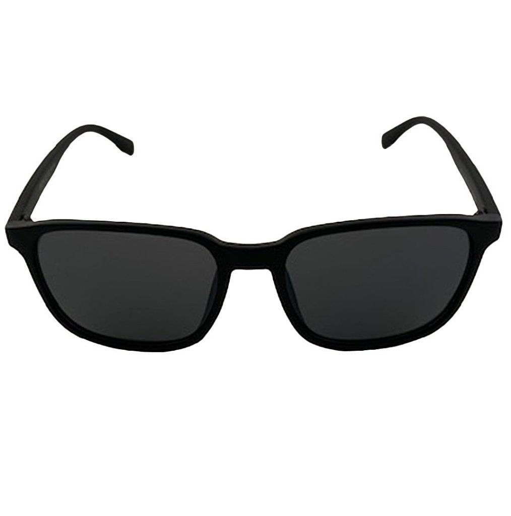 Óculos de Sol Clos em Grilamid® TR-90 Quadrado Preto Fosco Preto 2