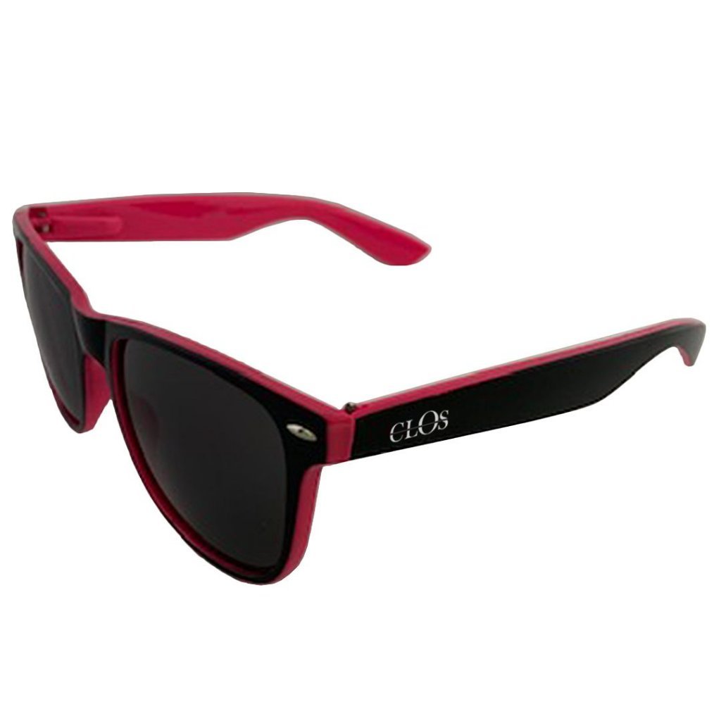 Óculos de Sol Clos Redondo Preto e Rosa Preto 1