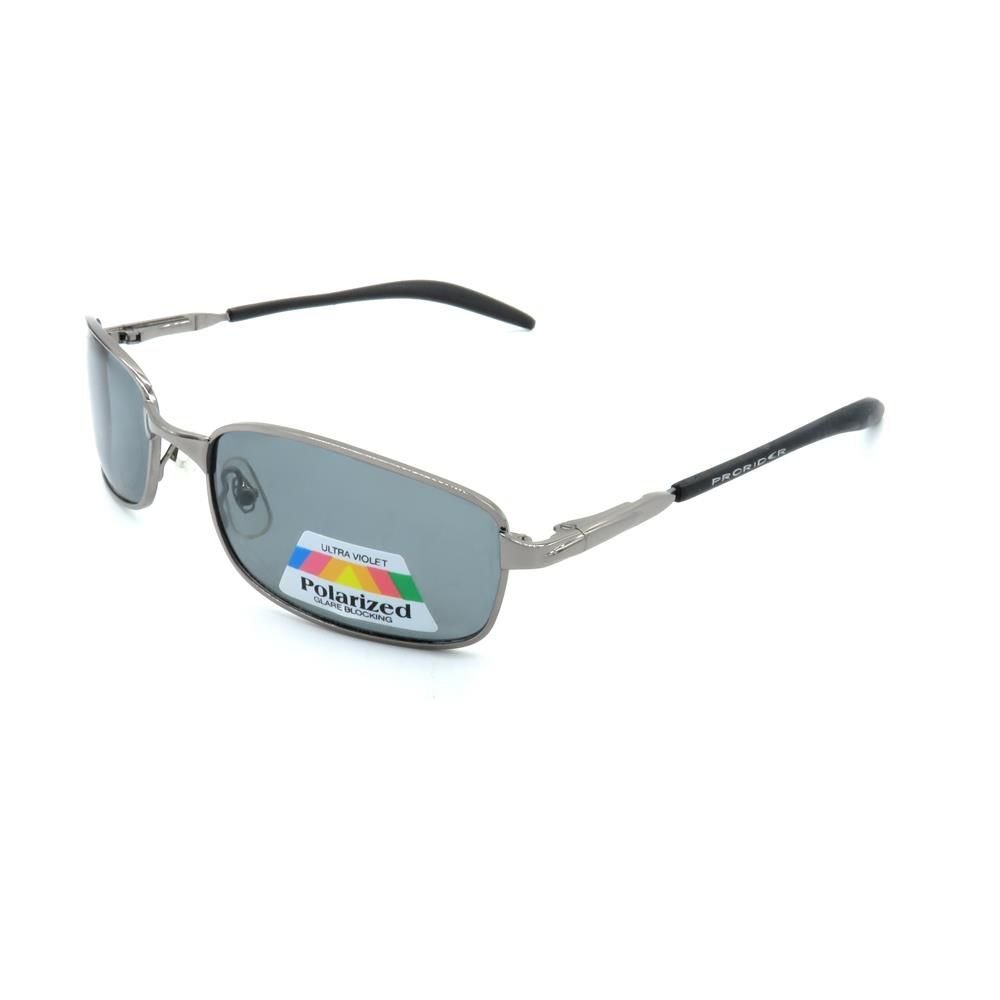 Óculos de Sol Retro Prorider Prata com Lente Fumê - POLC Prata 1