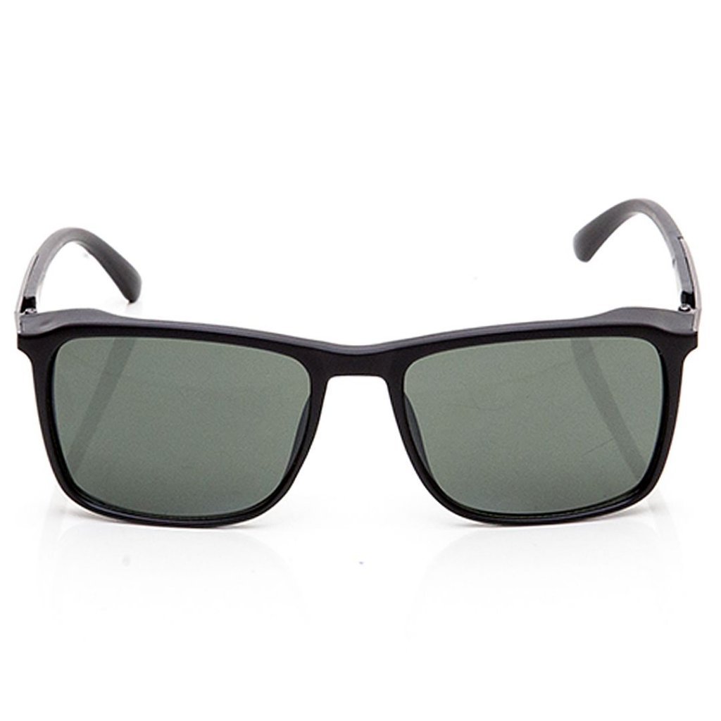 Óculos de Sol Clos Quadrado Preto Fosco Preto 4