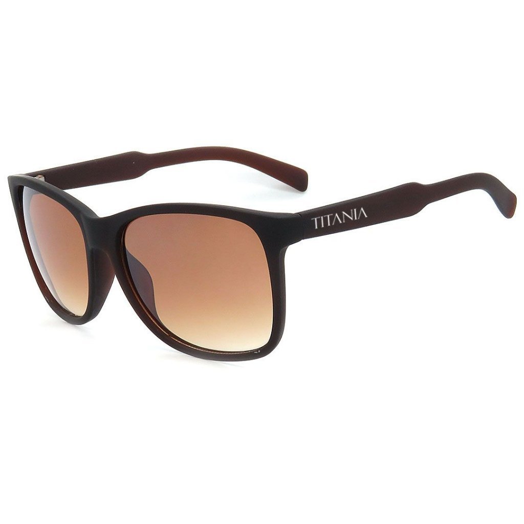 Kit 2 Óculos de Sol Homem Titânia Quadrado Marrom 4