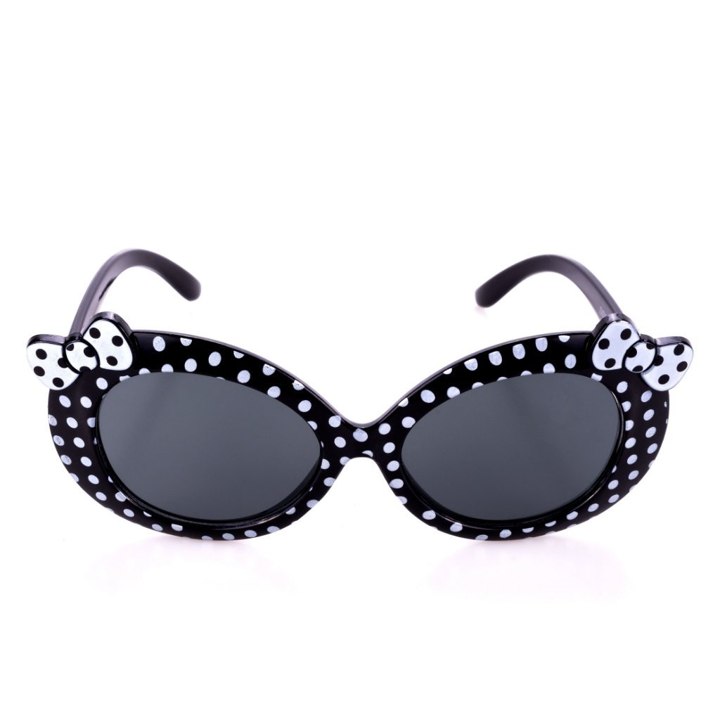 Óculos de Sol Amy Loo Laço com Bolinhas preto Preto 2