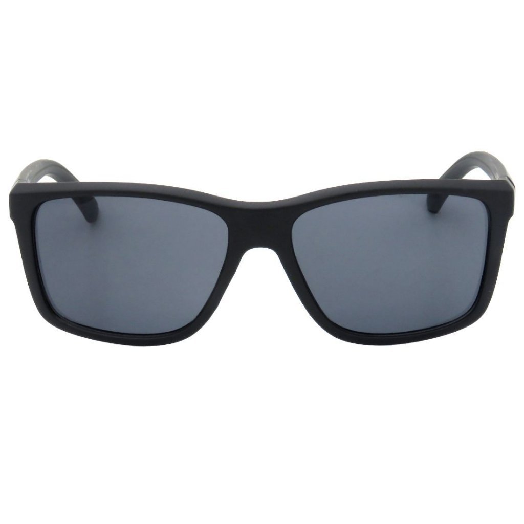Óculos de Sol OTTO em Grilamid® TR-90 Quadrado Preto Fosco Preto 2