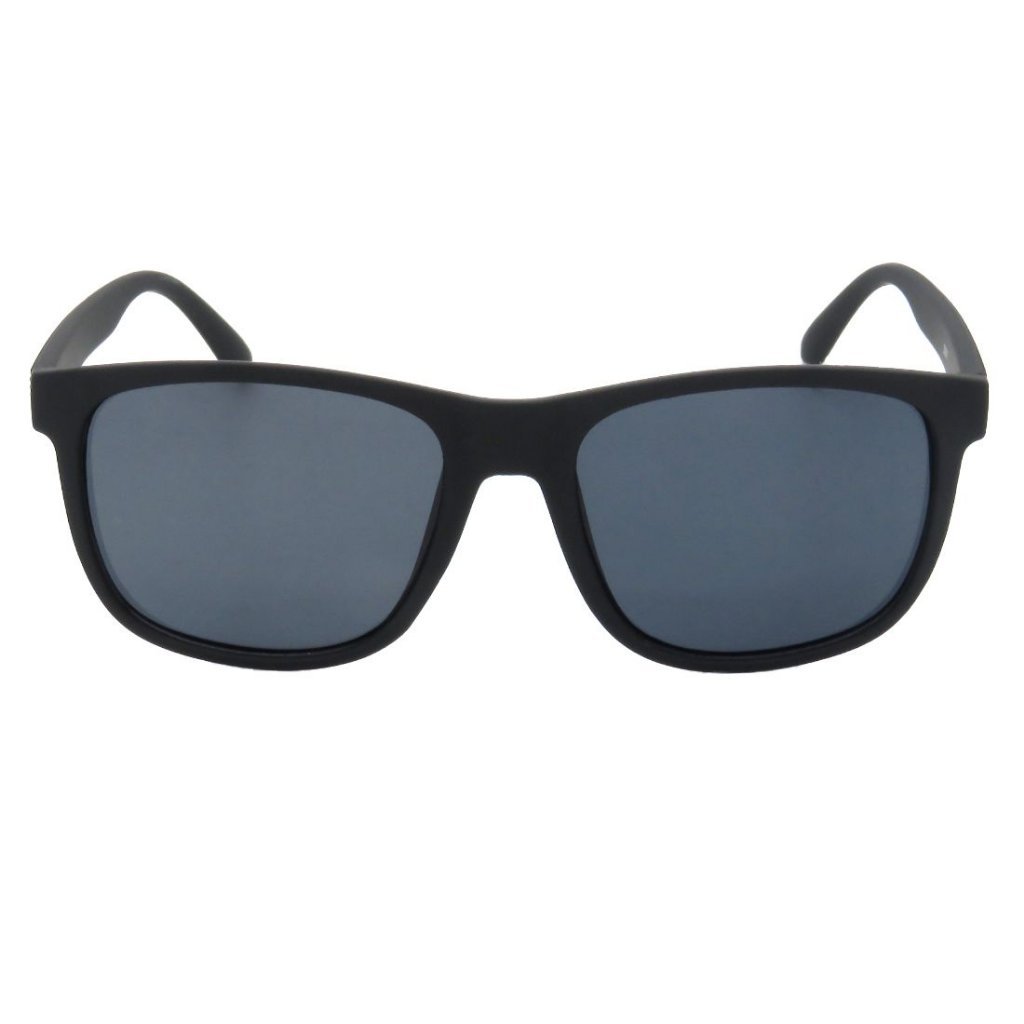 Óculos de Sol OTTO em Grilamid® TR-90 Quadrado Preto Fosco Preto 2