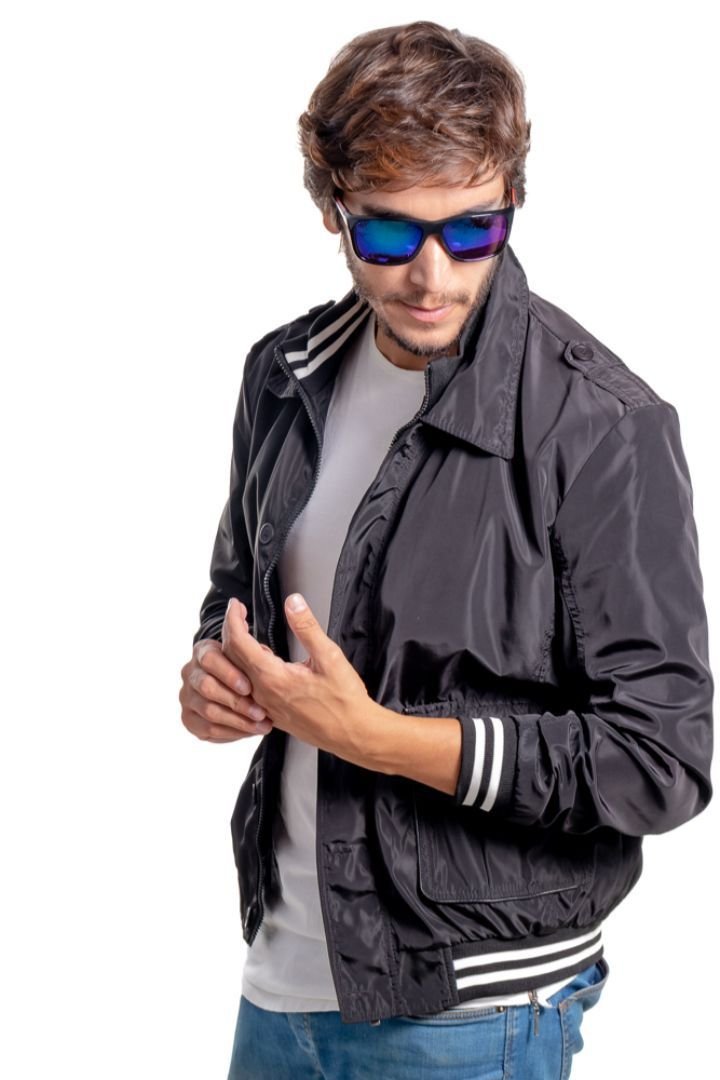 Kit de 2 Óculos de Sol Masculinos Voor Vert Espelhado Azul e Preto Fosco Sortidas 3