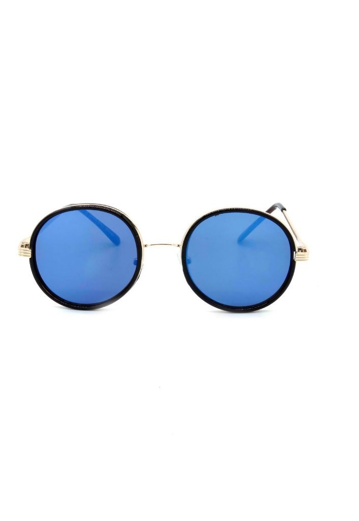 Óculos de Sol Prorider Preto com Dourado Redondo - H01452C6 Preto 2