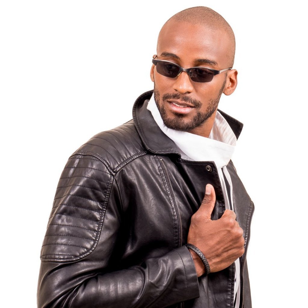 Óculos de Sol Prorider Retro Preto com Degrade Prata Fosco - A2175 Preto 2