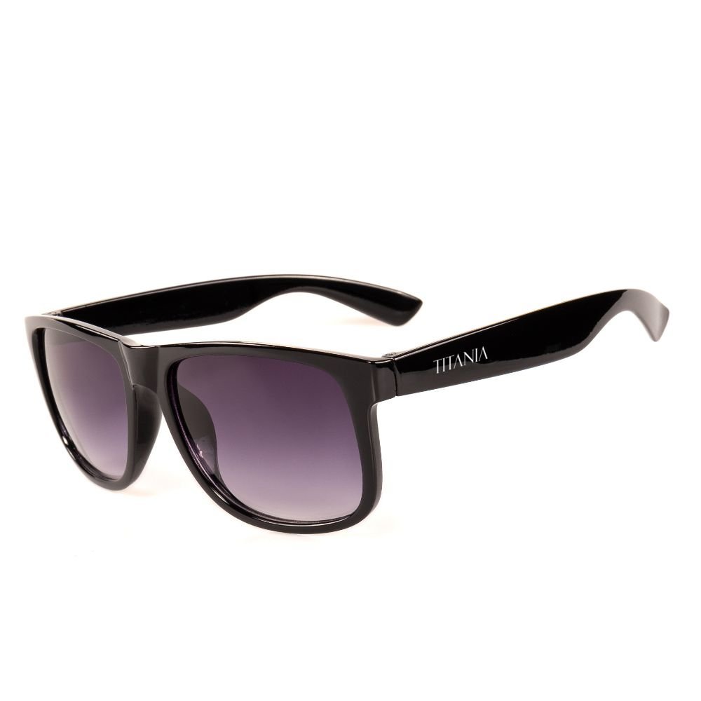 Óculos de Sol Titania Marrom Quadrado com Lente Deagrade Marrom 1