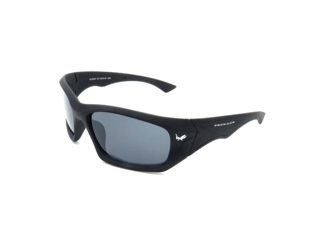 Óculos de Sol Prorider Preto Fosco com Lente Fumê - LL3090C3 Preto 1