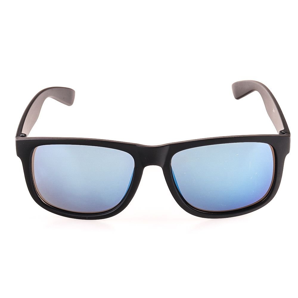 Óculos de Sol Voor Vert Preto Fosco com Lente Espelhada Azul - VVOCS25247-1 Preto 2