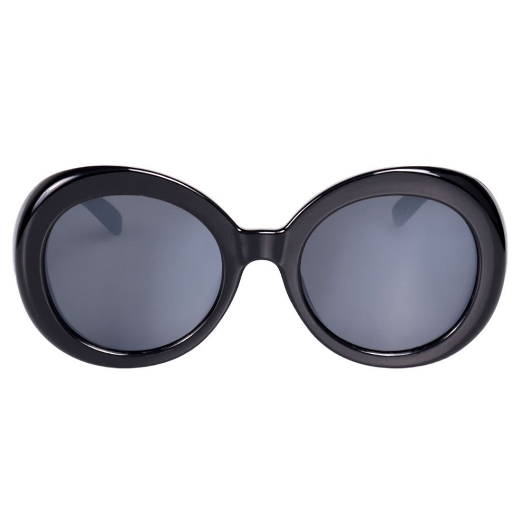 Óculos de Sol Feminino BellClover Preto Redondo Preto 3