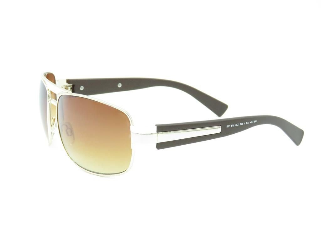 Óculos de Sol Prorider Dourado com Haste em Preto Fosco - RM6212 Preto 1