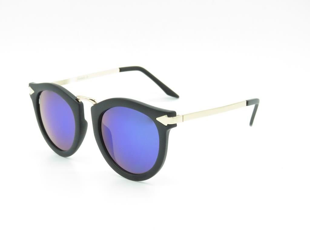 Óculos de Sol Prorider Preto e Dourado com Lente Espelhada - YD1666 Preto 3