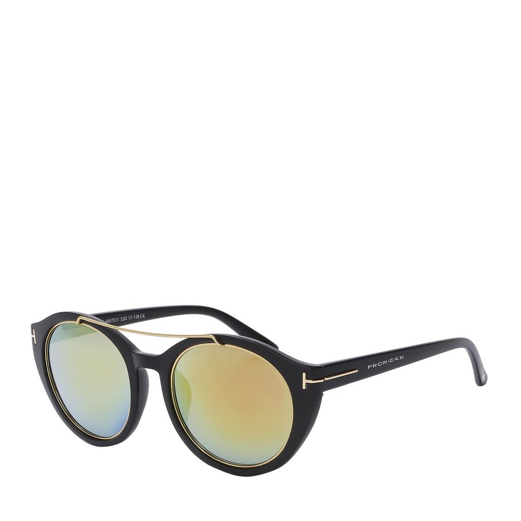 Óculos de Sol Prorider Preto e Dourado com Lente Espelhada - HM7011C4 Preto 2