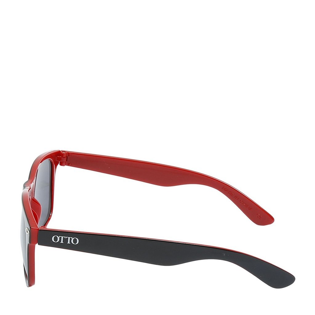 Óculos de Sol OTTO - Preto Vermelho Fosco - W1-1 Preto 2