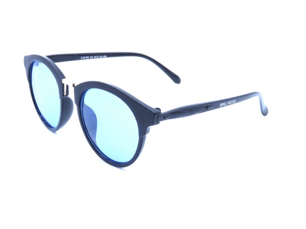 Óculos de Sol Bad Rose Preto com Lente Azul - CJ6103C5 Preto 4