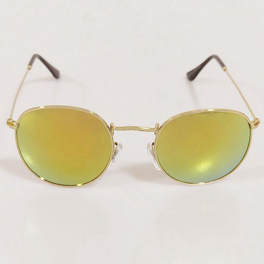 Óculos de Sol Otto Redondo Dourado Dourado 2