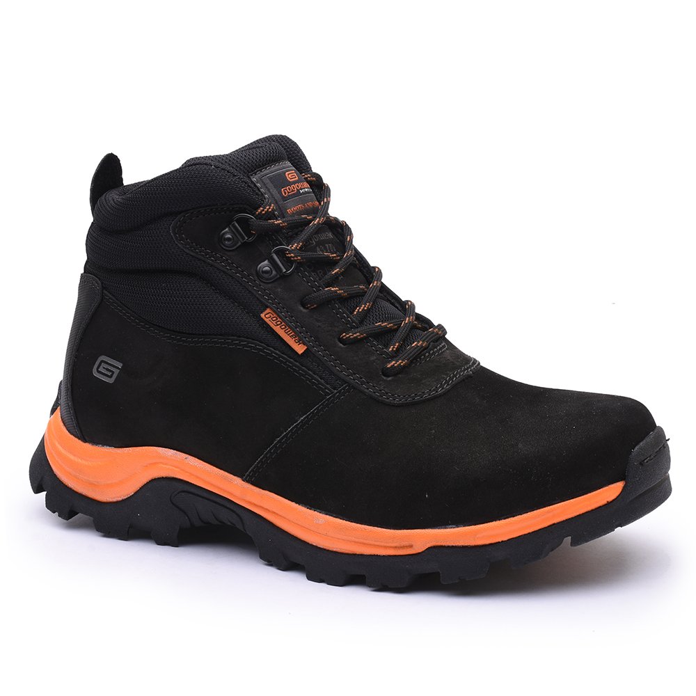 Bota Coturno Adventure de Segurança em Couro EPI CA Gogowear Preto 3