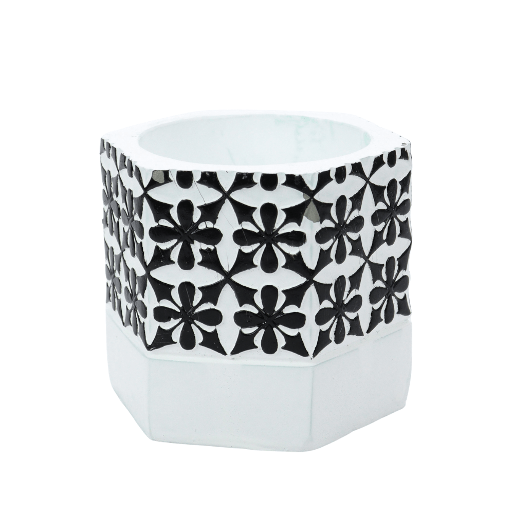 Vaso Decorativo Hexagonal