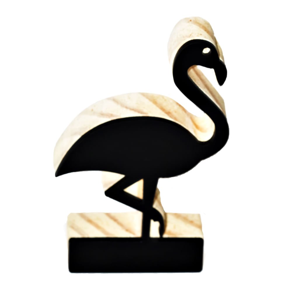Placa Decorativa Flamingo