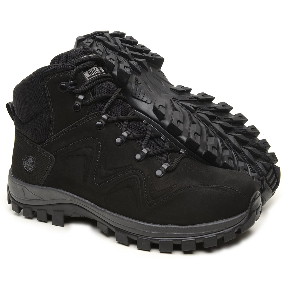 Bota Adventure Cano Alto Macboot Titânio 02 Preto Marrom 2