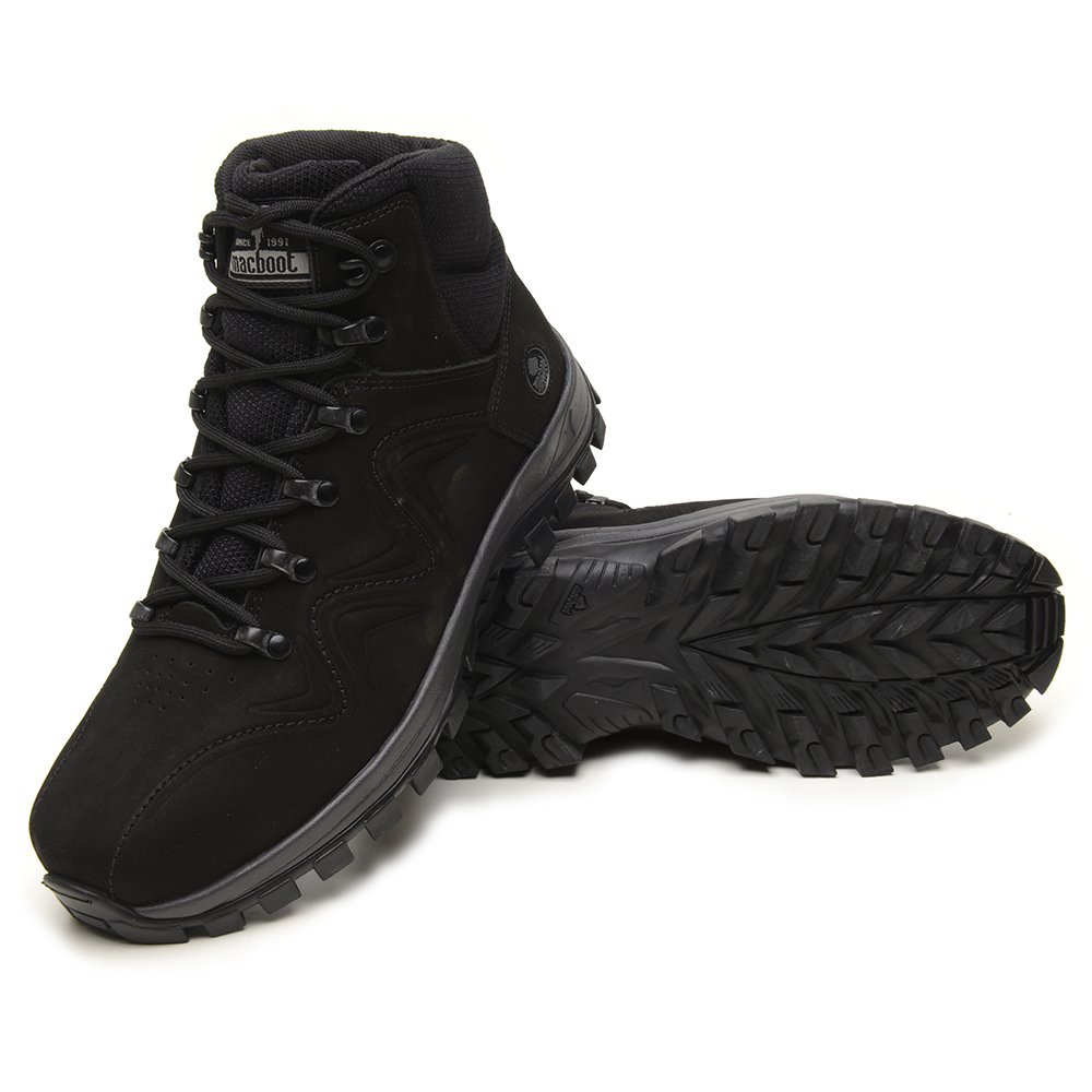 Bota Adventure Cano Alto Macboot Titânio 02 Preto Marrom 4