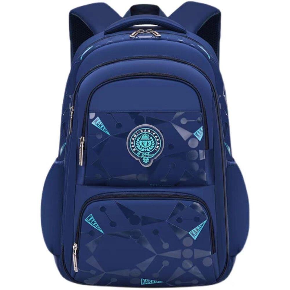 Mochila Masculina Faculdade Impermeável Notebook Azul 1