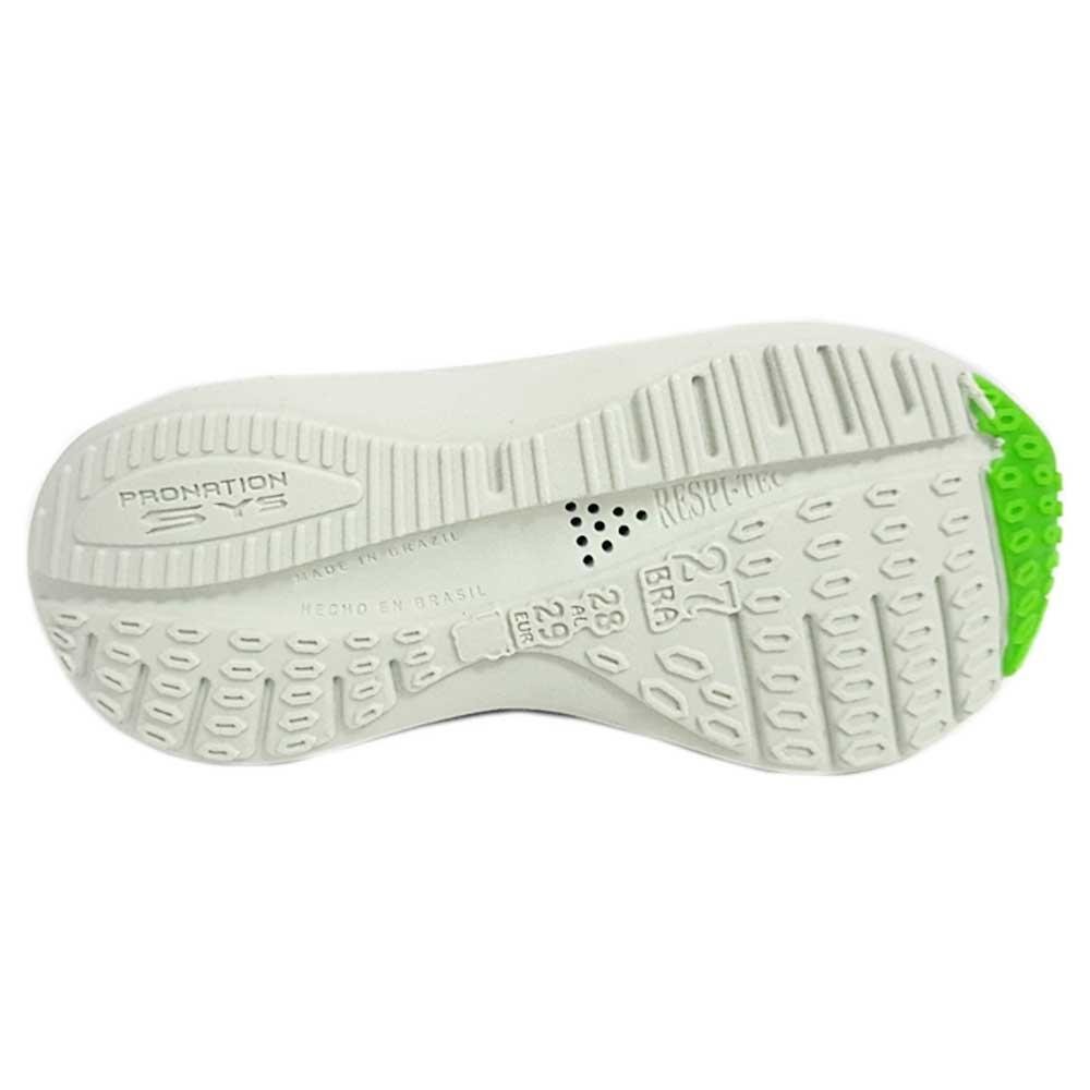 Tênis Infantil Menino Kidy Energy Baby Respi-Tec Marinho E Verde Neon Azul 3