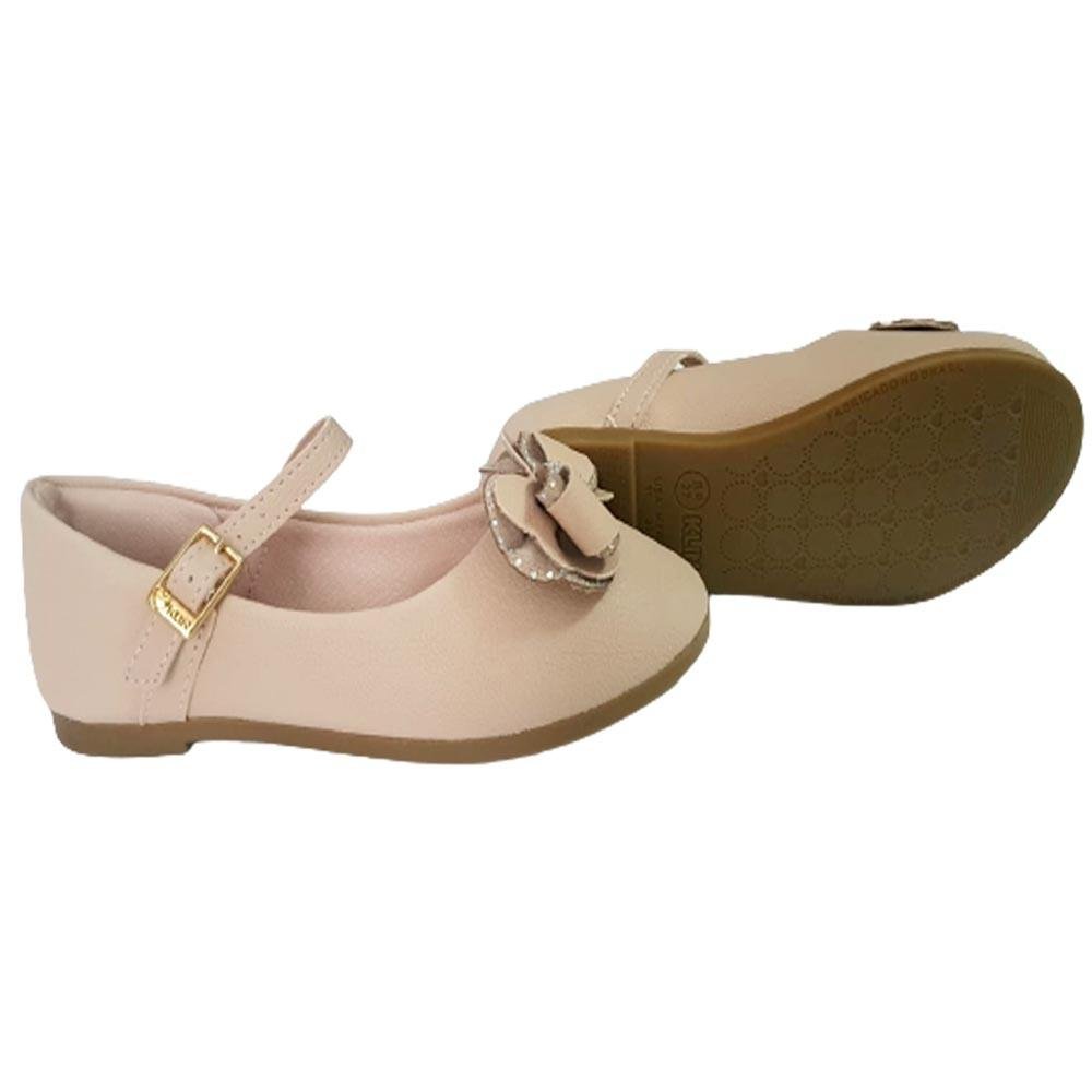 Sapatilha Infantil Klin Princesa Mini 152 Laço Rosa