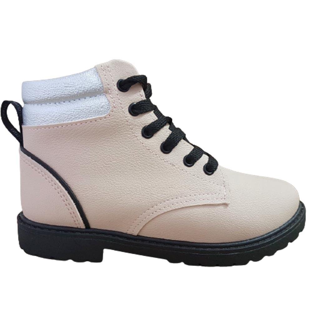Bota Infantil Klin Rock 154 Rosa/Preto/Prata Rosa 2