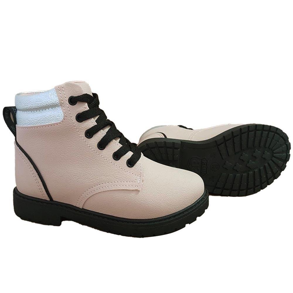 Bota Infantil Klin Rock 154 Rosa/Preto/Prata Rosa 3