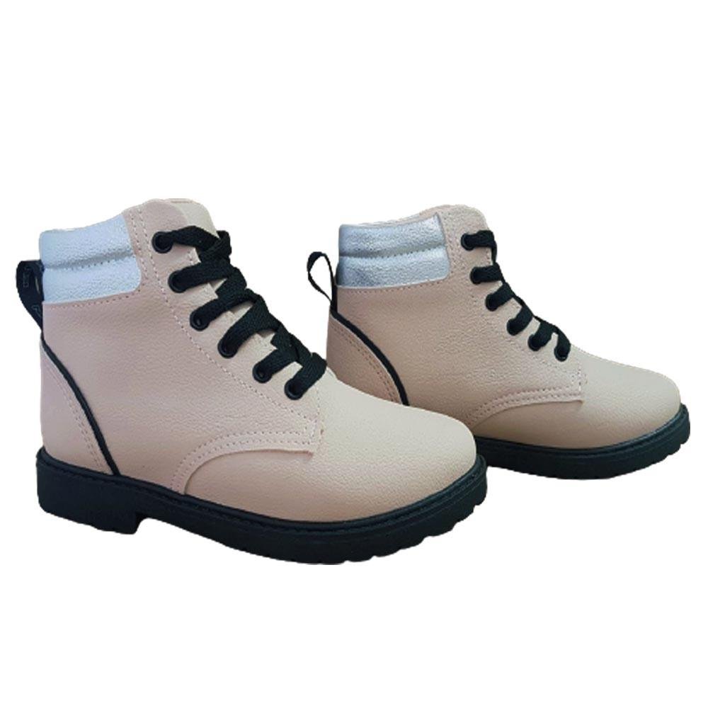 Bota Infantil Klin Rock 154 Rosa/Preto/Prata Rosa 4