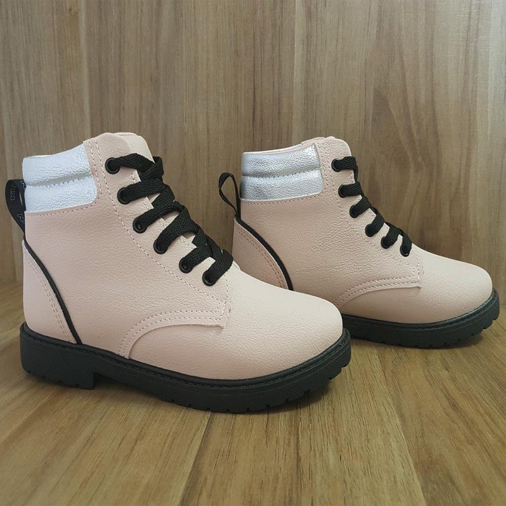 Bota Infantil Klin Rock 154 Rosa/Preto/Prata Rosa 6