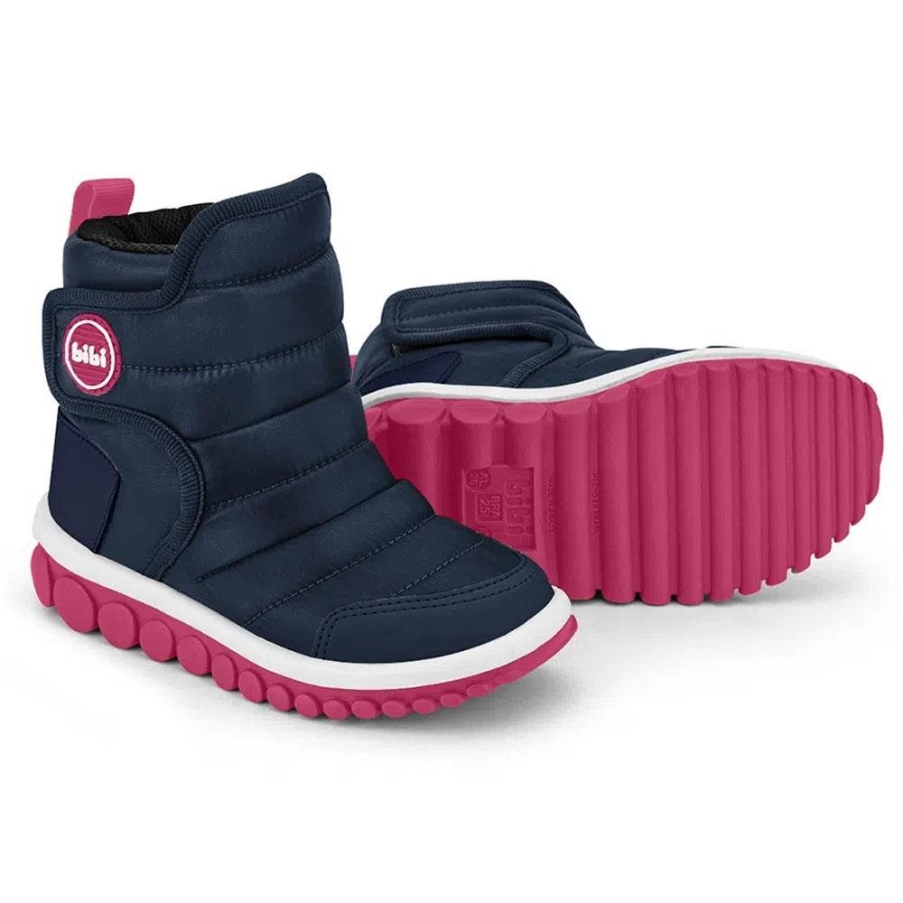 Bota Infantil Menina Marinho Hot Pink Roller 2.0 Bibi Azul 3