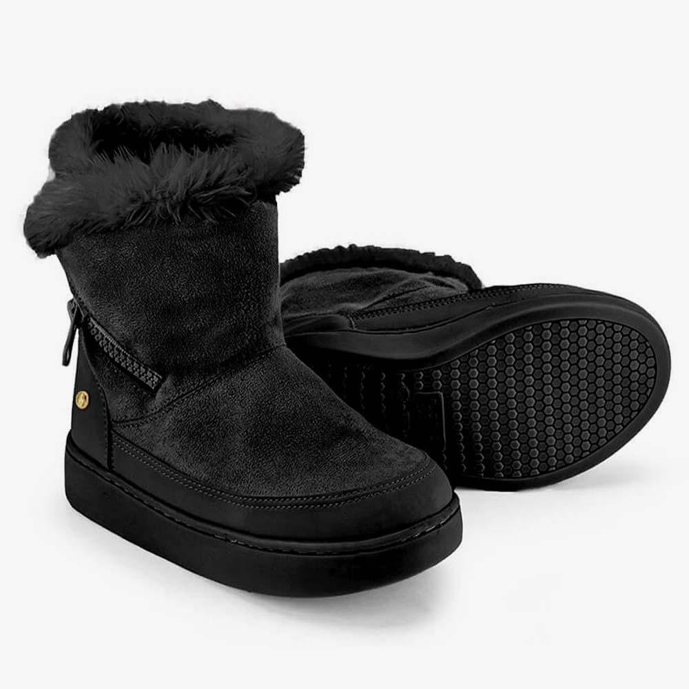 Bota Infantil Menina Preta Bibi Urban Boots Drop Preto 4