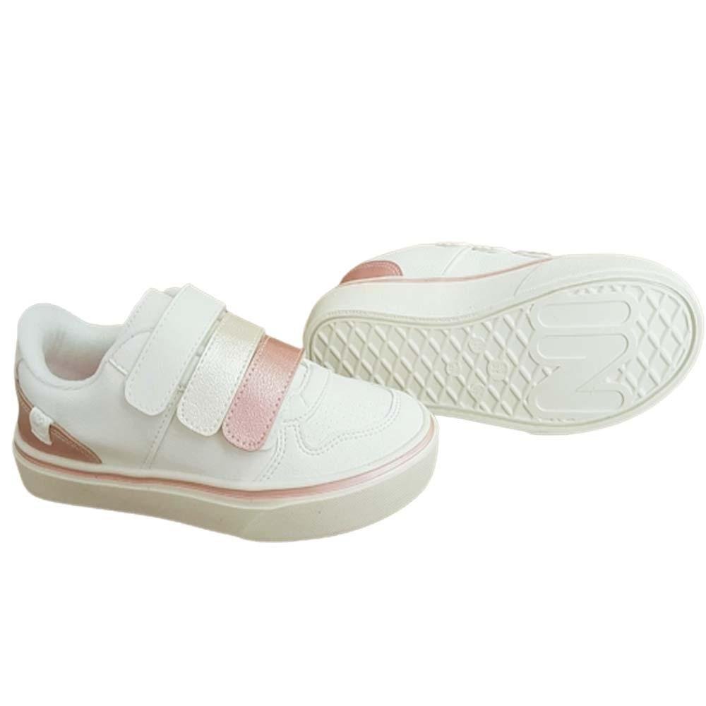 Tênis Infantil Klin Freestyle BR/Off White Perolizado/RS Branco 4