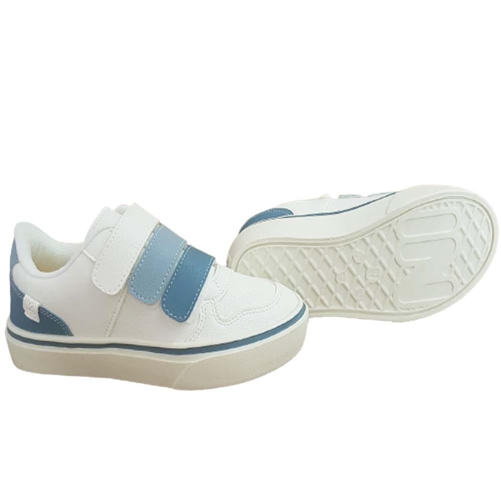 Tênis Infantil Klin Freestyle Kids BR/Azul Oceano/Denim Branco 5