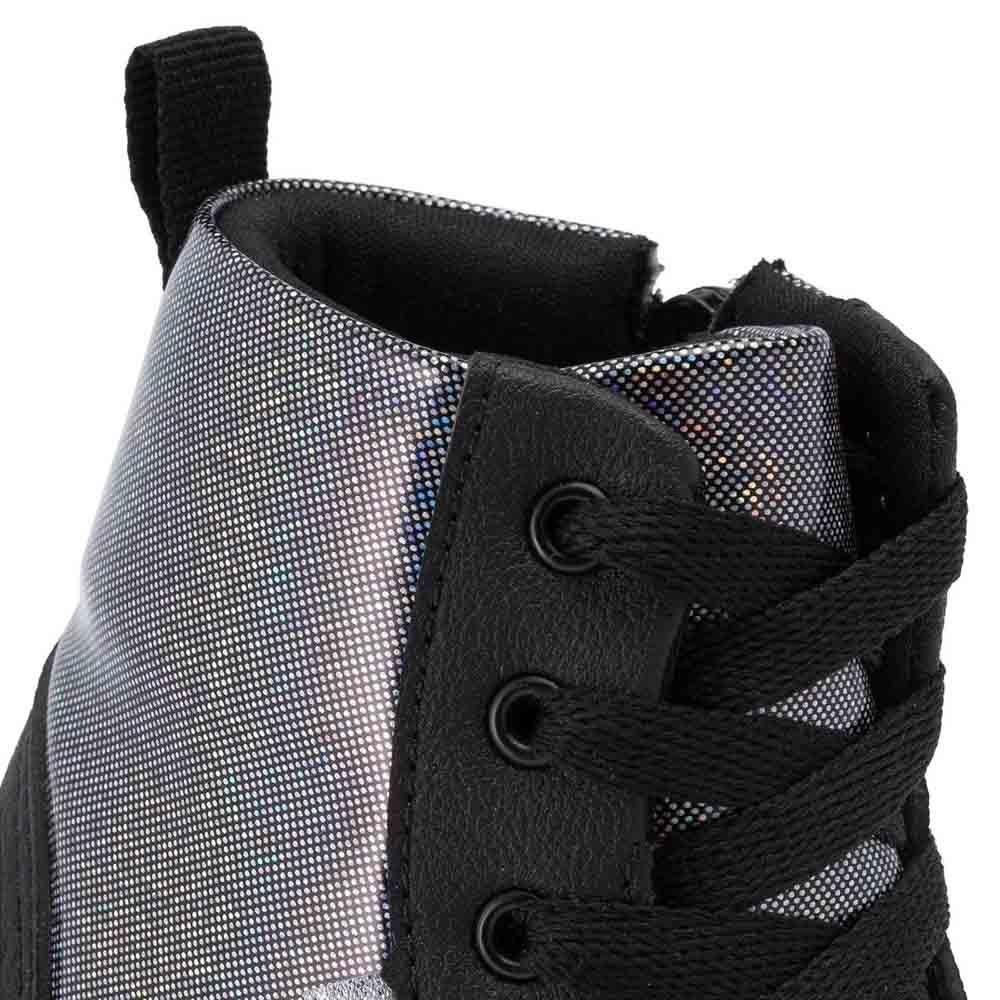 Bota Coturno Infantil Klin Rock 154 Preto/Multicolorido Preto 3